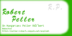 robert peller business card